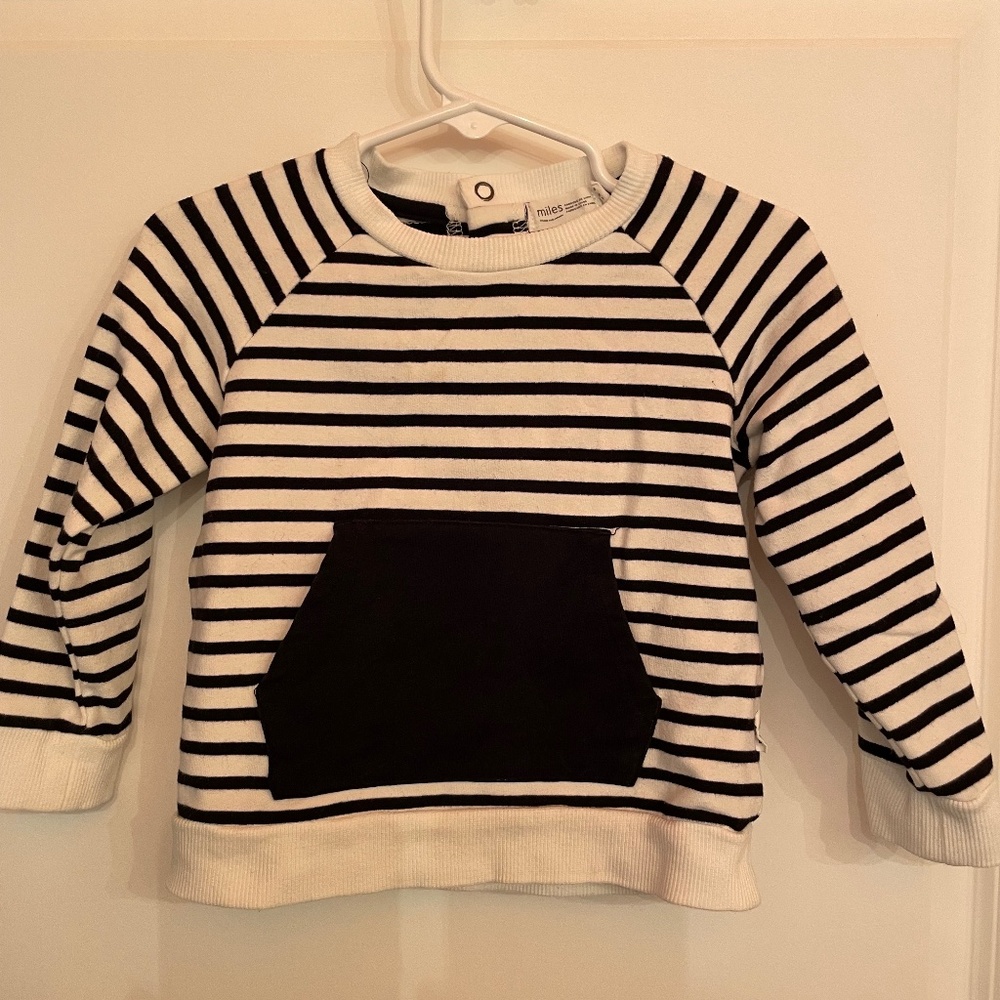 Miles the label baby sweatshirt